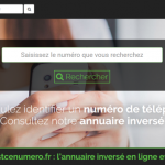 L’Outil de recherche pour identifier un appelant inconnu