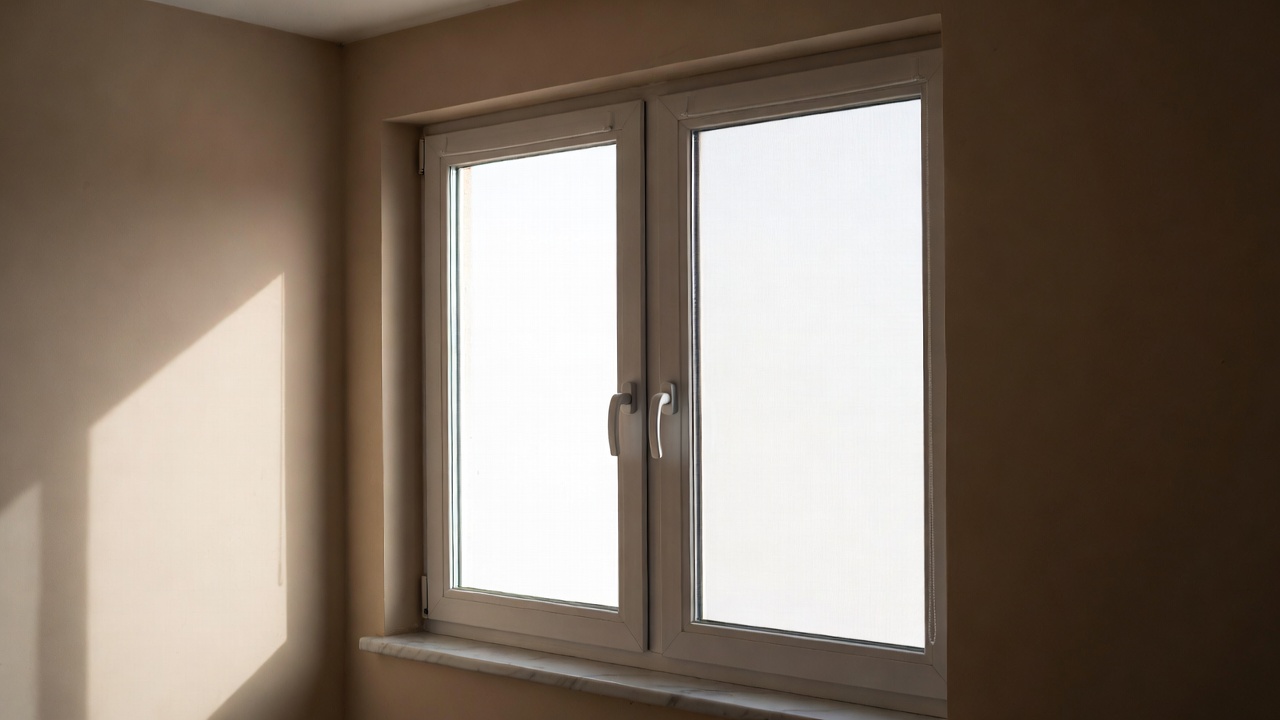 Fenêtre PVC moderne avec double vitrage